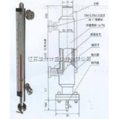帶保溫夾套磁翻板液位計(jì)